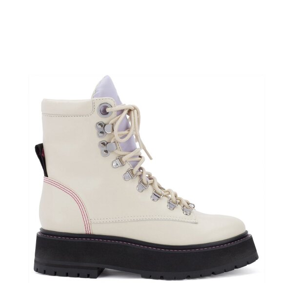 NWOB Larrodue Jordan Boot in Ivory Violet - Picture 11 of 15